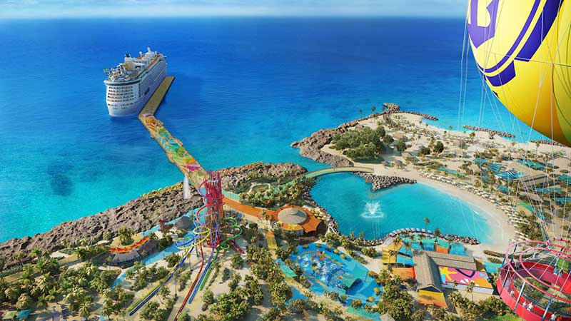 Royal Caribbean International wird Privatinseln in touristische Attraktion verwandeln