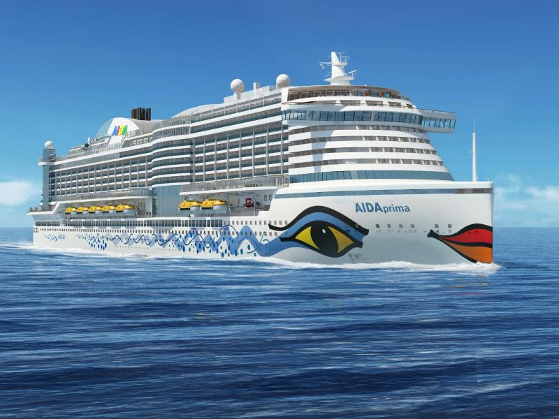Neues Aida-Schiff fährt ganzjährig von Hamburg aus