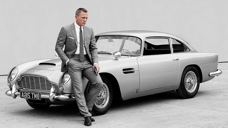 Das fantastische auto von James Bond