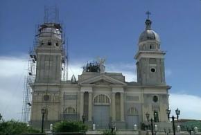 Historischen Gebäude der Altstadt von Santiago de Cuba werden restauriert