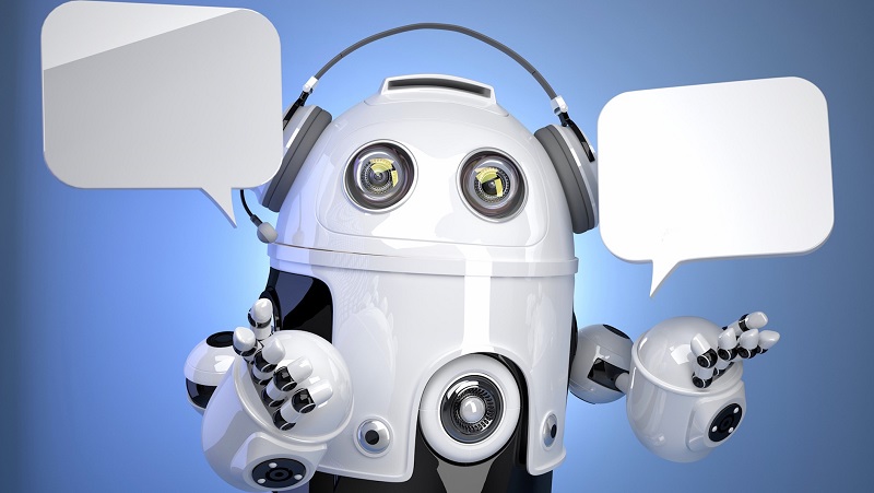 Der Gebrauch der Stimme und Gesprächsroboter, die Zukunft in der Reisebranche