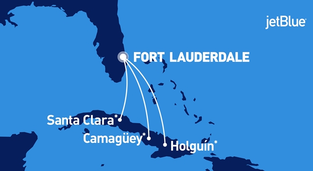 JetBlue wird in Kuba mit den ersten Linienflüge in mehr als 50 Jahre kommen
