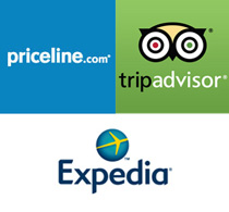 TripAdvisor, Priceline und Expedia,die drei Großen wachsen in Hotelreserven