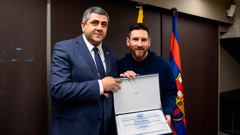 Leonel Messi: UNWTO-Botschafter für nachhaltigen Tourismus